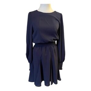 Lilly Pulitzer Navy Long Sleeve Fit & Flare Dress Size 0 – New Without Tags
